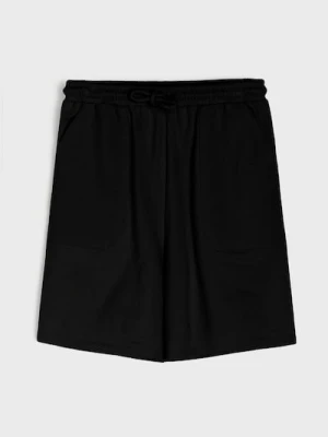 Sinsay - Szorty loose fit - czarny