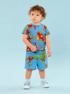 Sinsay - Szorty Marvel - niebieski