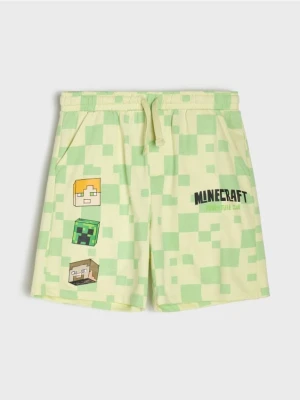 Zdjęcie produktu Sinsay - Szorty Minecraft - zielony
