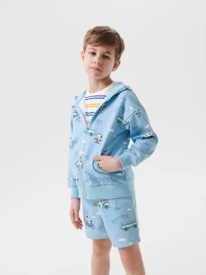 Sinsay - Szorty Peanuts - błękitny