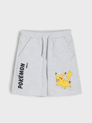 Sinsay - Szorty Pokémon - szary