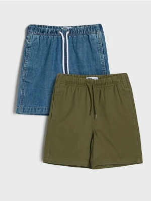 Sinsay - Szorty pull on 2 pack - wielobarwny