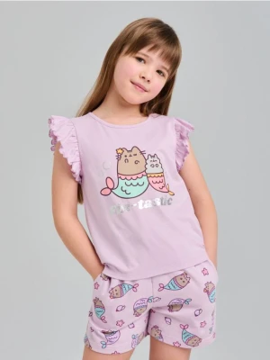 Sinsay - Szorty Pusheen the Cat - fioletowy