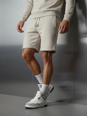 Sinsay - Szorty slim fit - beżowy