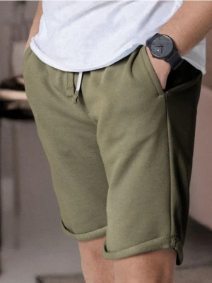 Sinsay - Szorty slim fit - khaki