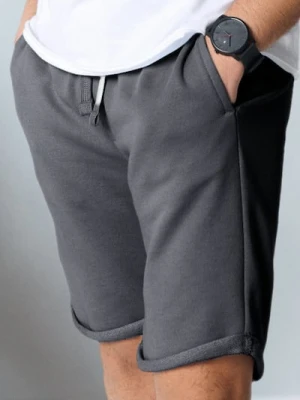 Sinsay - Szorty slim fit - szary