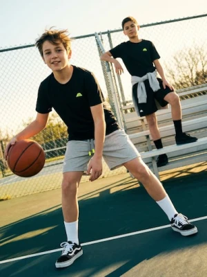 Sinsay - Szorty sportowe 2 pack Active - czarny