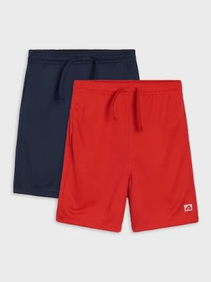 Sinsay - Szorty sportowe 2 pack Active - granatowy