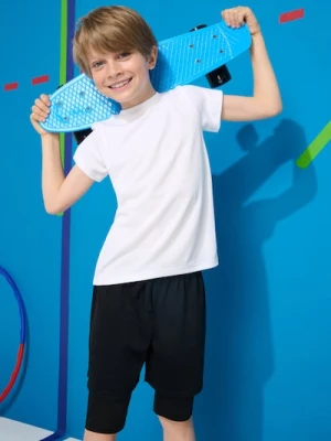 Sinsay - Szorty sportowe z kolarkami Active - czarny