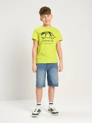 Zdjęcie produktu Sinsay - Szorty straight fit - niebieski