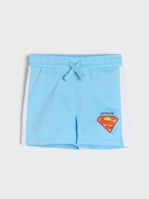 Sinsay - Szorty Superman - błękitny