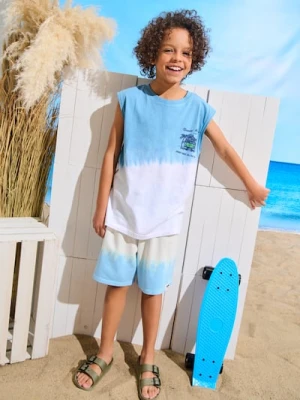 Sinsay - Szorty tie dye - niebieski