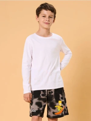 Sinsay - Szorty tie-dye The Simpsons - szary