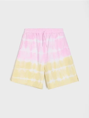 Sinsay - Szorty tie dye - wielobarwny