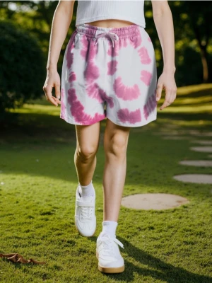 Sinsay - Szorty tie dye - wielobarwny