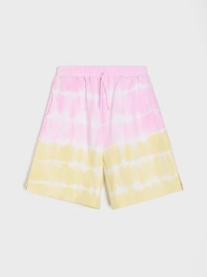 Sinsay - Szorty tie dye - wielobarwny