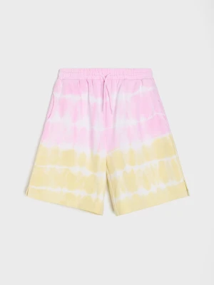 Sinsay - Szorty tie dye - wielobarwny