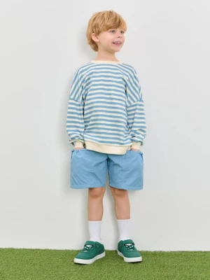 Sinsay - Szorty tkaninowe - niebieski