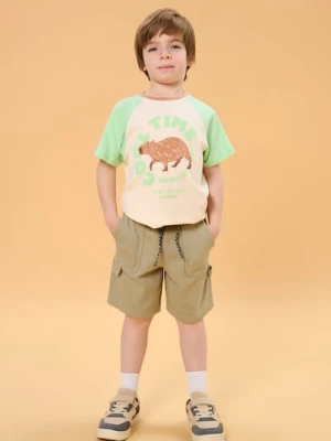 Sinsay - Szorty tkaninowe - zielony