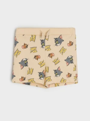 Sinsay - Szorty Tom and Jerry - kremowy