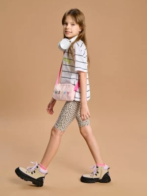 Sinsay - Szorty w panterkę - beżowy