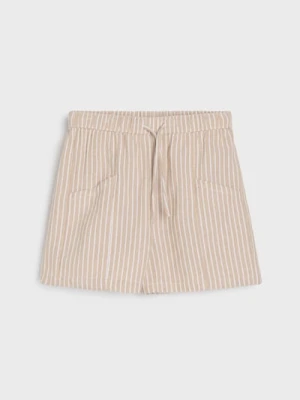 Sinsay - Szorty w paski z kieszeniami - wielobarwny