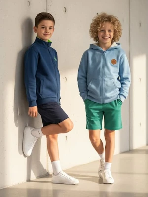 Sinsay - Szorty wiązane w talii 3 pack - kremowy