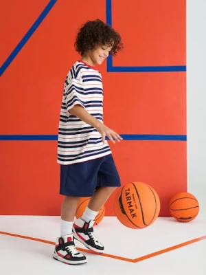 Sinsay - Szorty wiązane w talii z ozdobną naszywką - granatowy