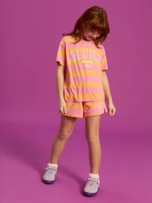 Sinsay - Szorty z dzianiny terry - wielobarwny