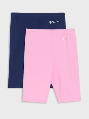 Sinsay - Szorty z elastycznej dzianiny 2 pack Active - granatowy