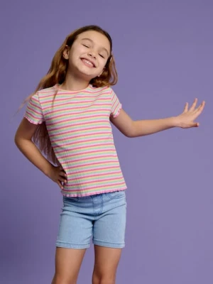 Sinsay - Szorty z gumką w pasie - niebieski