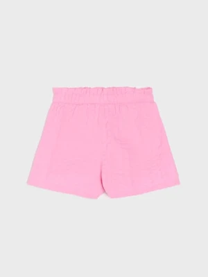 Sinsay - Szorty z gumką w talii - różowy