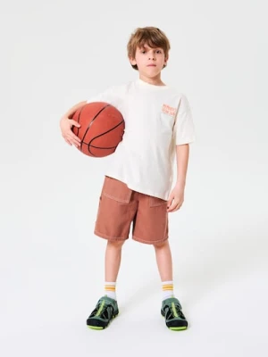 Sinsay - Szorty z kieszeniami - brązowy