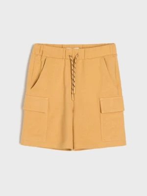 Sinsay - Szorty z kieszeniami cargo - brązowy