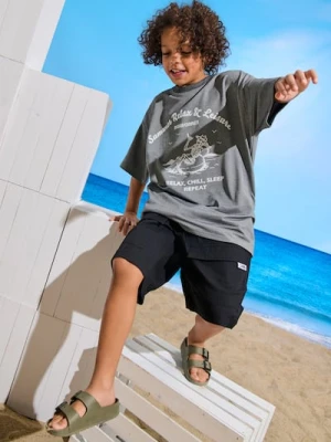 Sinsay - Szorty z kieszeniami - czarny