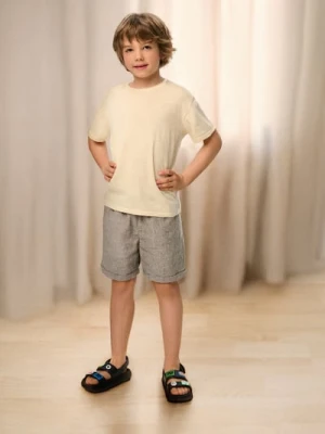 Sinsay - Szorty z lnem - zielony