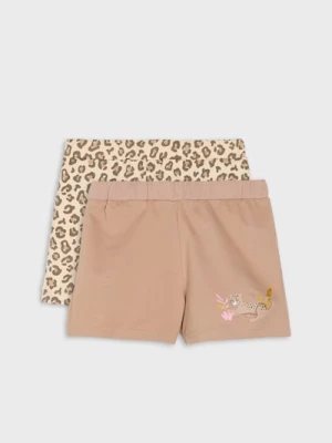 Sinsay - Szorty z motywem zwierzęcym 2 pack - wielobarwny