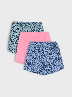 Sinsay - Szorty z motywem zwierzęcym 3 pack - wielobarwny