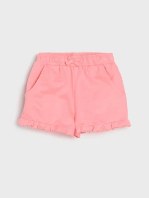 Sinsay - Szorty z ozdobną kokardką - różowy