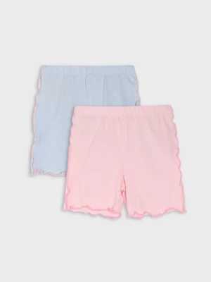 Sinsay - Szorty z ozdobną lamówką na nogawkach 2 pack - szary