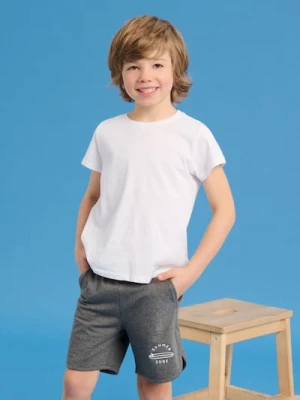 Sinsay - Szorty z rozcięciami po bokach - szary