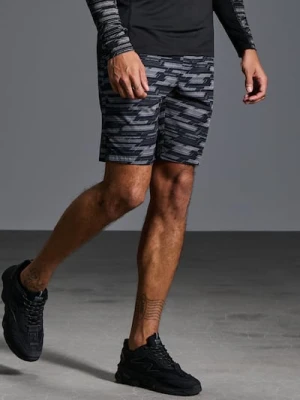 Sinsay - Szorty z wiązaniem SNSY Performance - wielobarwny