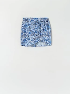 Sinsay - Szorty z wiązaniem - wielobarwny