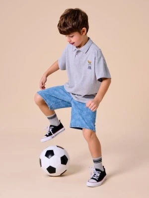 Sinsay - Szorty ze wzorem - niebieski