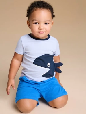 Sinsay - Szorty Zombie Dash - niebieski