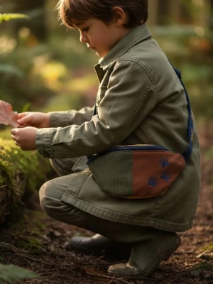 Sinsay - Sztruksowa nerka z regulowanym pasem - wielobarwny