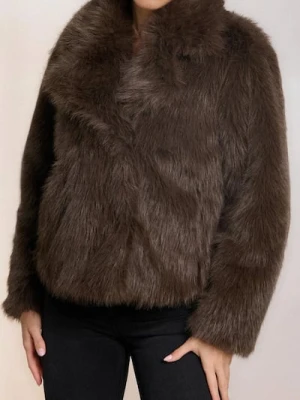 Sinsay - Sztuczne futro - brązowy