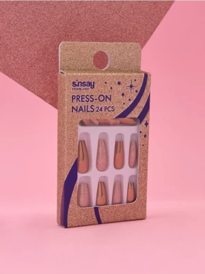 Zdjęcie produktu Sinsay - Sztuczne paznokcie - kremowy