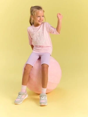 Sinsay - Szybkoschnąca koszulka z ochroną przeciwsłoneczną UPF50+ Active - różowy