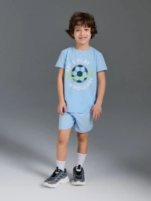 Sinsay - Szybkoschnące sportowe szorty Active - błękitny